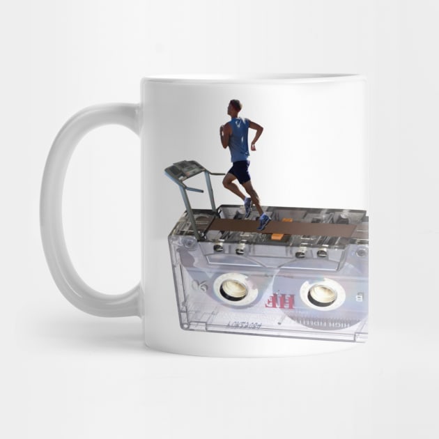 Cassette Tape Running Treadmill by Bluepress